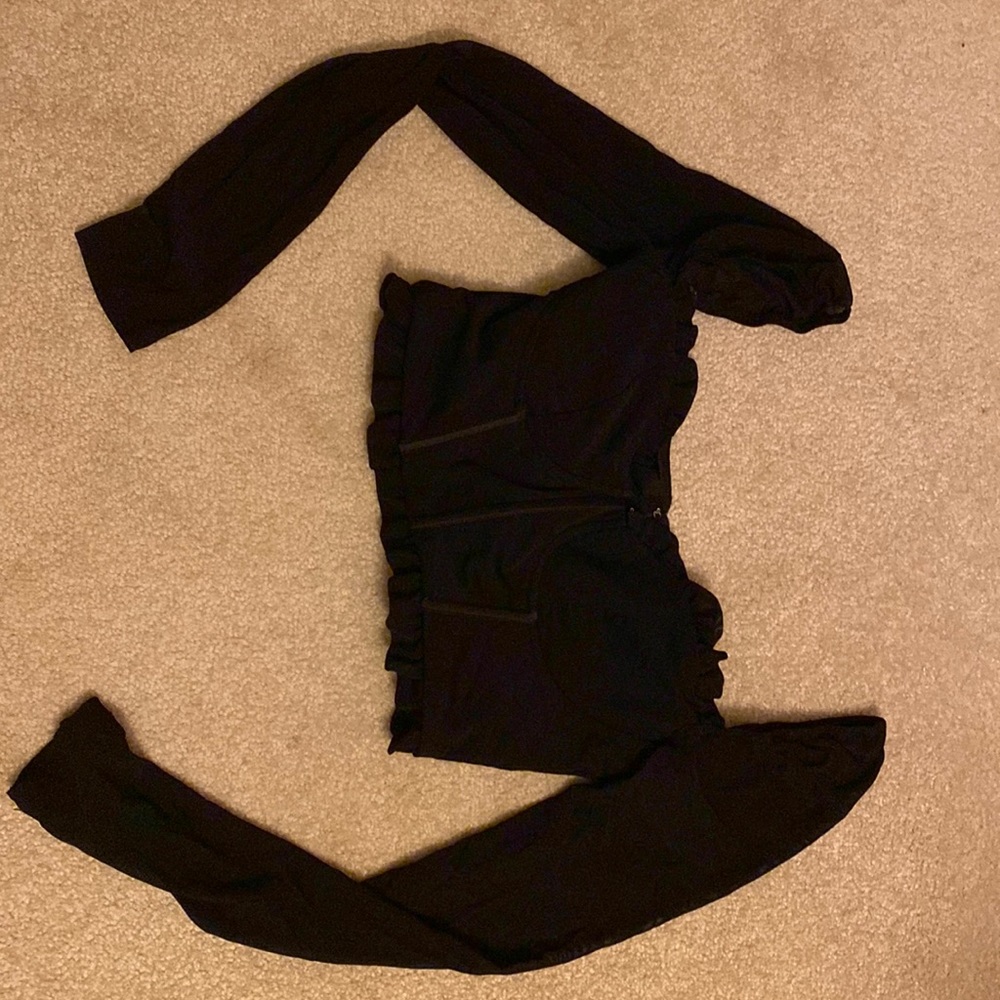 Black THATSSOFETCH corset top